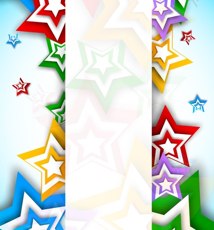 Background with stars  Abstract illustrationのイラスト素材