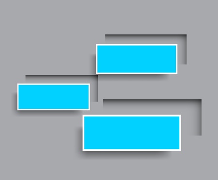 Background with blue rectangles  Abstract illustrationのイラスト素材