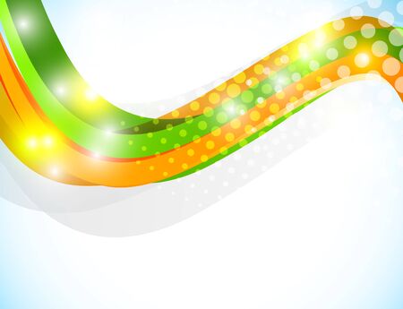 Abstract wavy background. Colorful illustrationのイラスト素材