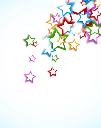 Background with stars  Abstract illustrationのイラスト素材