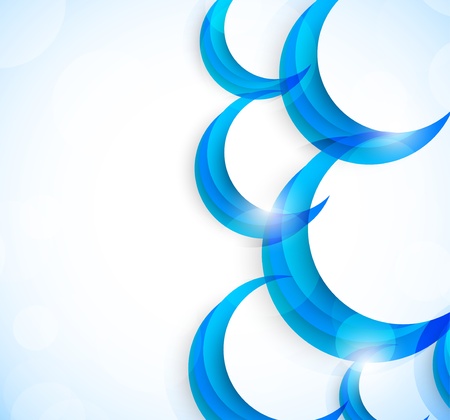 Abstract bright background with circlesのイラスト素材