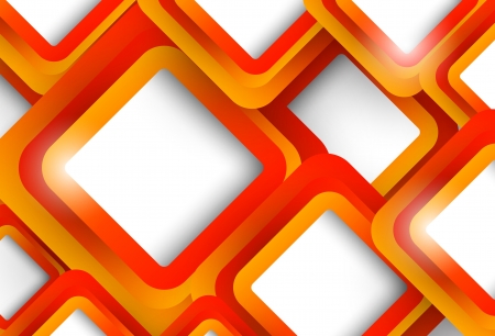 Abstract orange background with squaresのイラスト素材