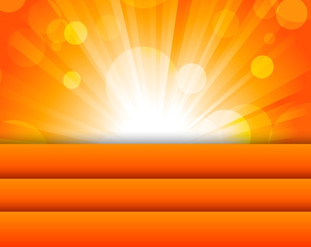 Abstract orange background  Bright illustrationのイラスト素材