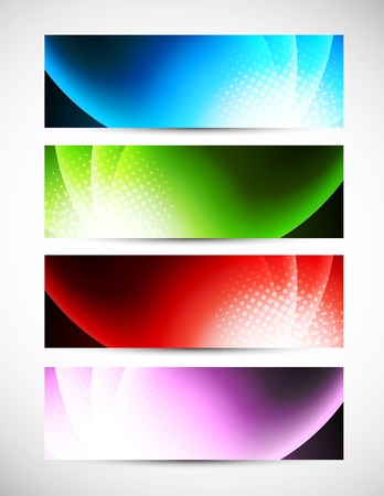 Set of banners  Abstract illustrationのイラスト素材
