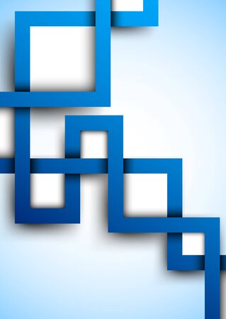 Abstract background with blue squaresのイラスト素材