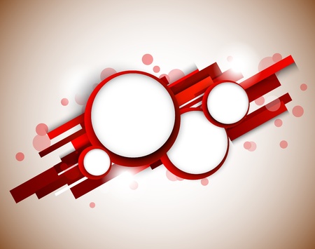 Red circles on lines  Abstract designのイラスト素材