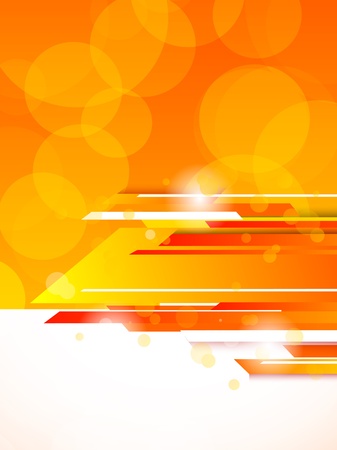 Abstract orange tech background  Bright illustrationのイラスト素材