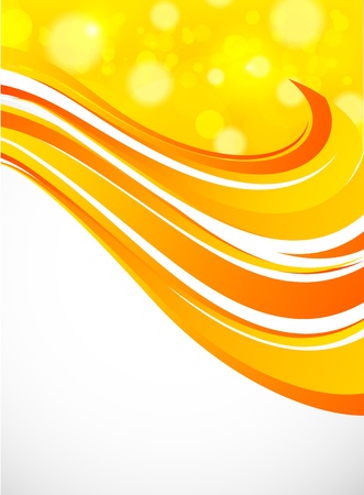 Abstract orange background. Bright illustrationのイラスト素材