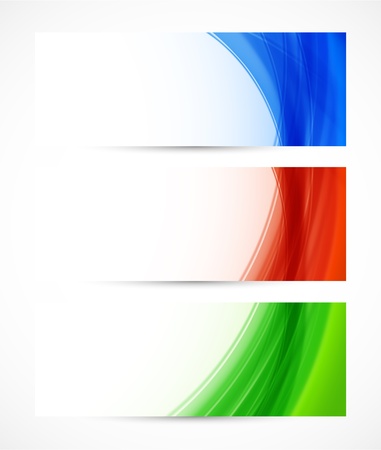 Set of banners. Abstract illustrationのイラスト素材