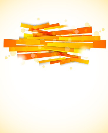 Abstract background with orange linesのイラスト素材