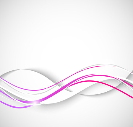 Abstract wavy background in pink colorのイラスト素材