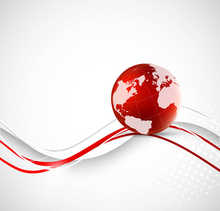 Abstract background with earthのイラスト素材