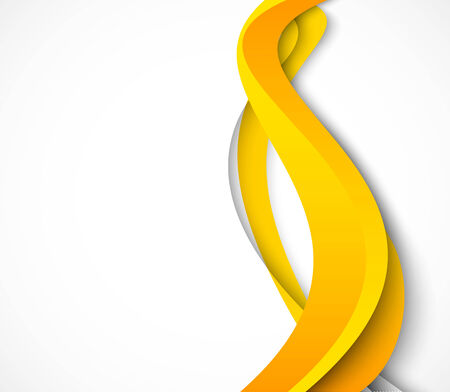Background with orange wavesのイラスト素材