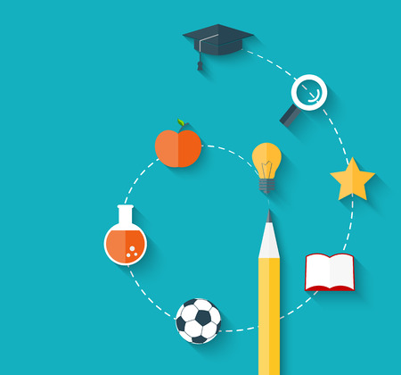 Education backgroundのイラスト素材