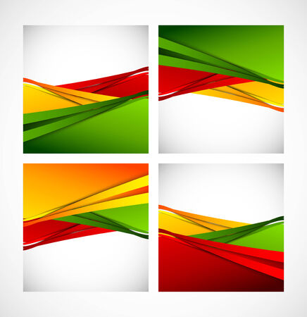 Set of postersのイラスト素材