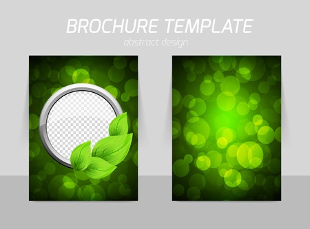 Eco flyerのイラスト素材