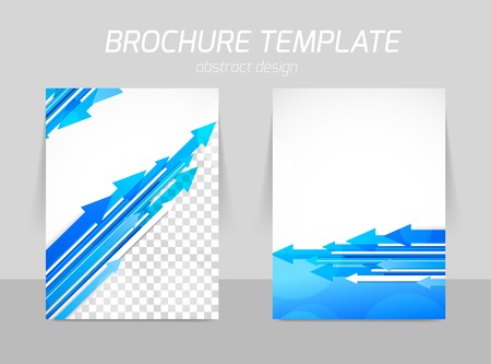 Flyer back and front template designのイラスト素材