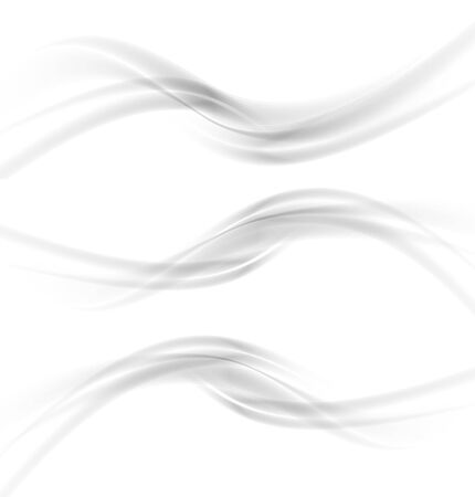 gray bannersのイラスト素材