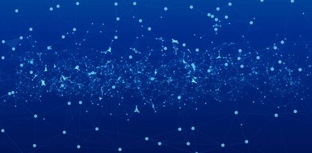 Abstract background for design technology and networking science