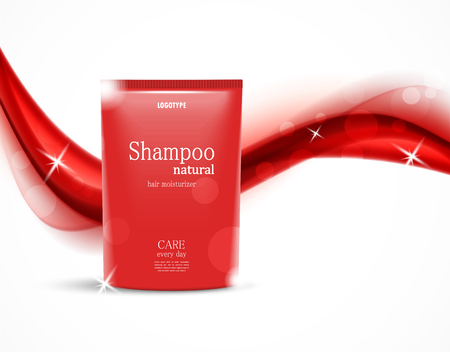 Hair moisturizer cosmetic design templateのイラスト素材