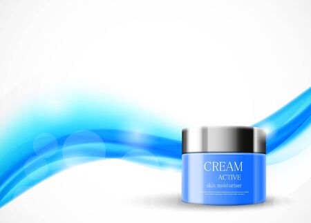 Skin moisturizer cosmetic design templateのイラスト素材