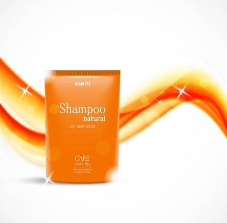 Hair moisturizer cosmetic design templateのイラスト素材