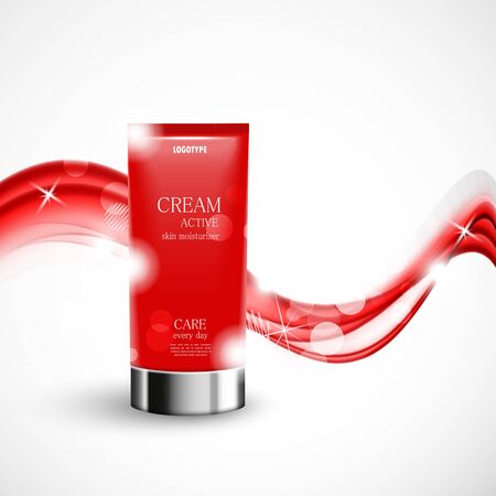 Skin moisturizer cosmetic design templateのイラスト素材