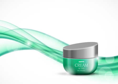 Skin moisturizer cosmetic design templateのイラスト素材