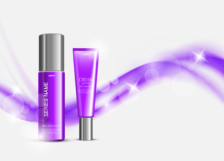 Skin moisturizer cosmetic design templateのイラスト素材