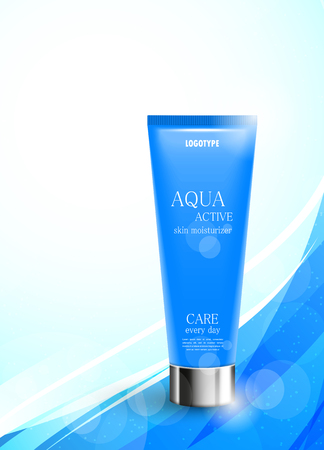 Body cream cosmetic design templateのイラスト素材