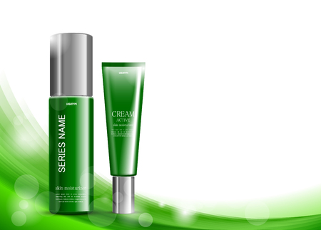 Beauty cosmetic light design templateのイラスト素材