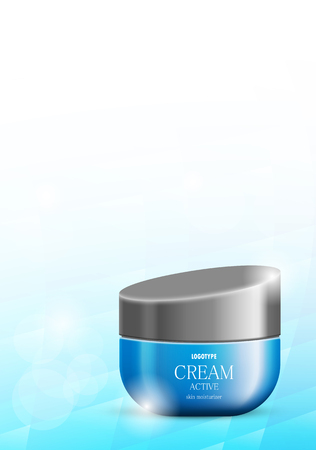Body cream cosmetic design templateのイラスト素材