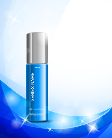 Skin moisturizer cosmetic design templateのイラスト素材