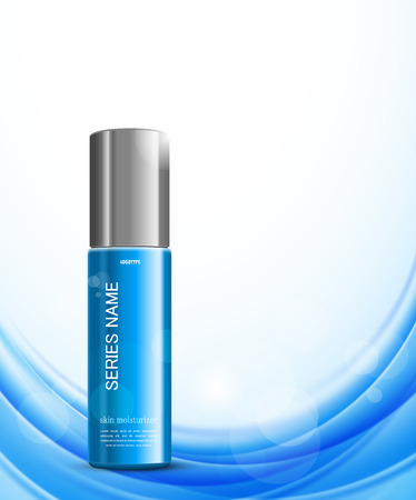 Body cream cosmetic ads templateのイラスト素材