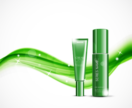 Light cosmetic ads design templateのイラスト素材