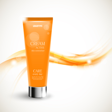 Skin moisturizer cosmetic design templateのイラスト素材