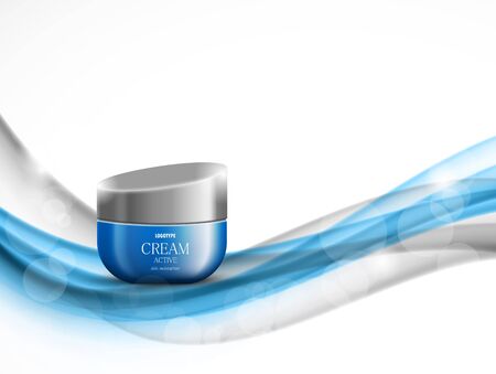 Skin moisturizer cosmetic design templateの写真素材