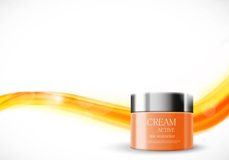 Skin moisturizer cosmetic design templateの写真素材