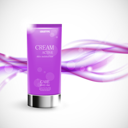 Skin moisturizer cosmetic design templateのイラスト素材