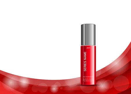 Body cream cosmetic design templateのイラスト素材