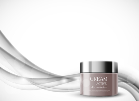 Body cream cosmetic design templateのイラスト素材