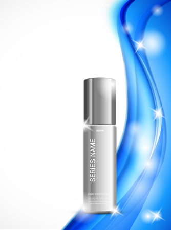 Skin moisturizer cosmetic design templateのイラスト素材