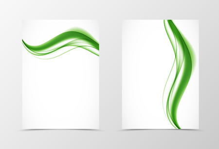 Front and back elegant design flyer templateのイラスト素材