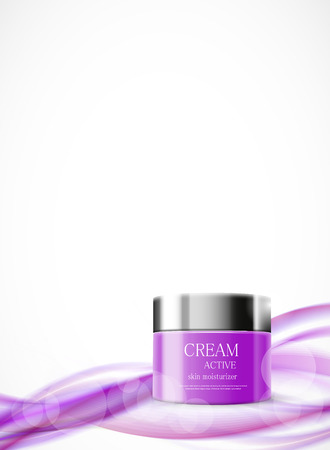 Skin moisturizer cosmetic design templateのイラスト素材