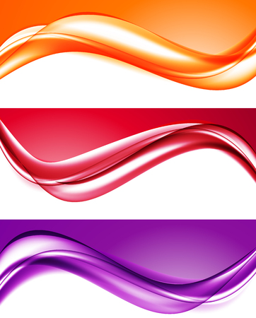 Abstract light colorful backgrounds setの写真素材