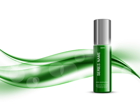 Skin moisturizer cosmetic design templateのイラスト素材