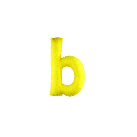 Handmade letter from fabric alphabetの写真素材