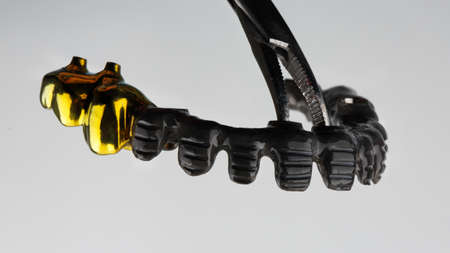 Composition on Titanium Dental Beam Behind the creation of a full-fledged dental prosthesis of the...