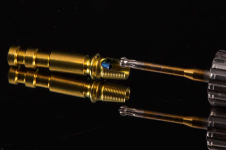 Dental components and the basis for a ceramic crownの写真素材