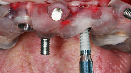 Dental implantation through a special template for accuracy and reliability